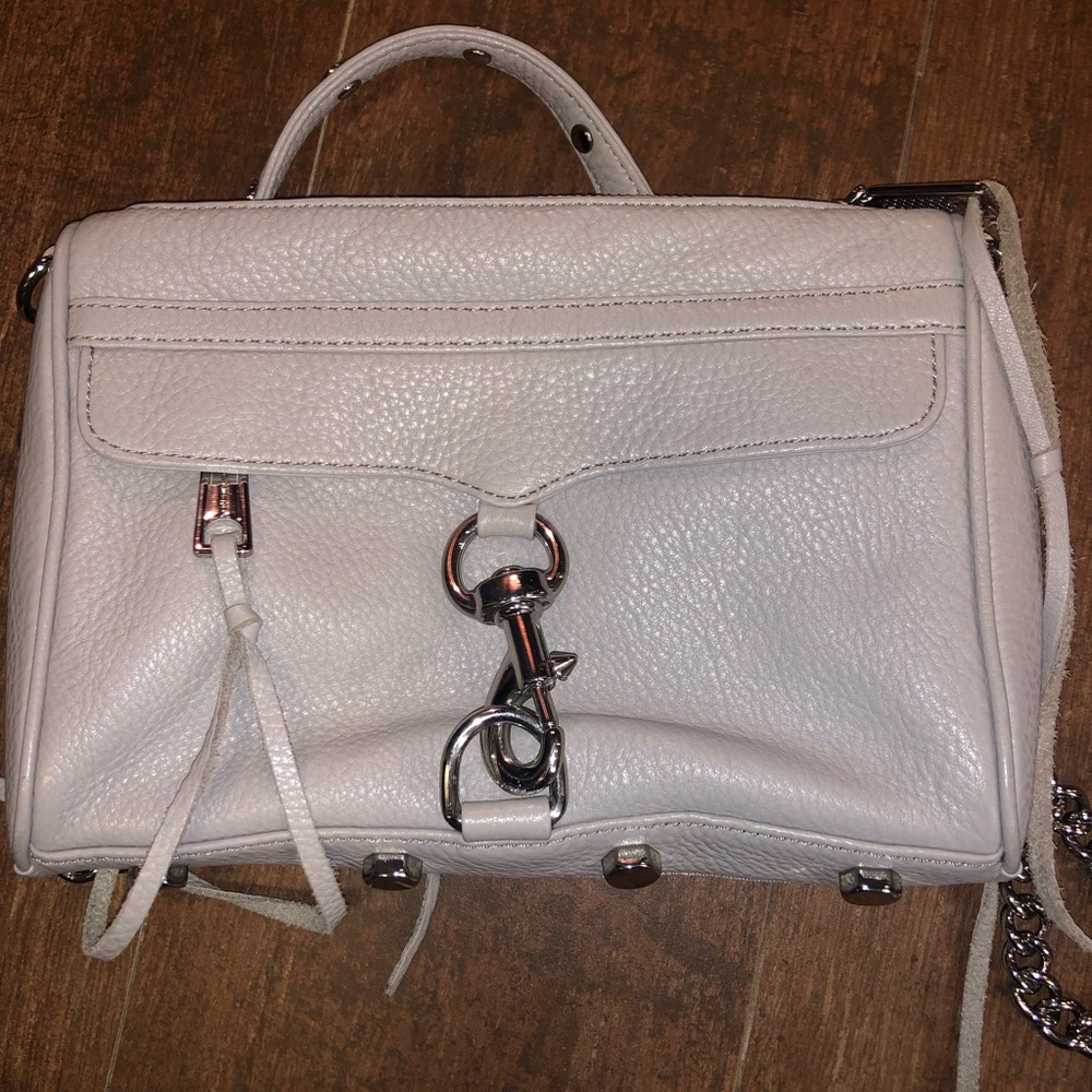Rebecca Minkoff cross body gray bag